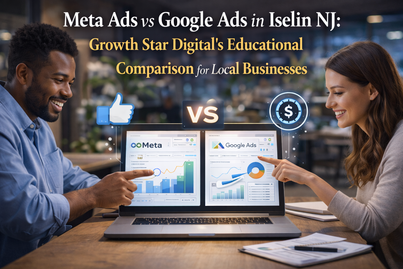 Meta Ads vs Google Ads in Iselin NJ: Growth Star Digital’s Educational Comparison for Local Businesses