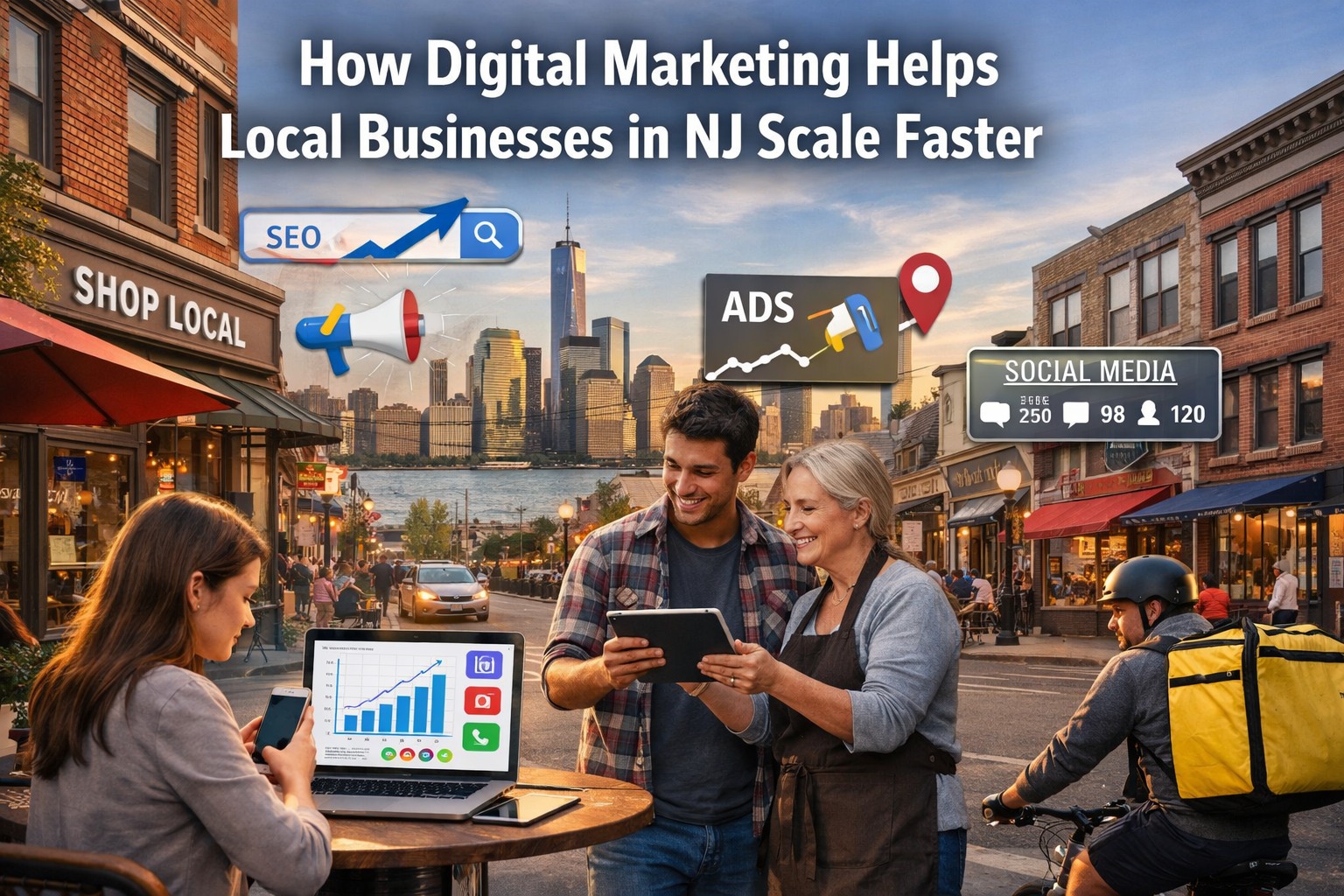 How Digital Marketing Helps Local Businesses in NJ Scale Faster