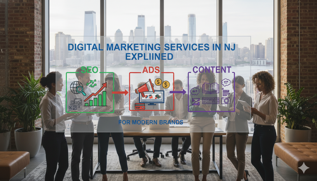 Digital Marketing Services in NJ Explained: SEO, Ads, and Content for Modern Brands